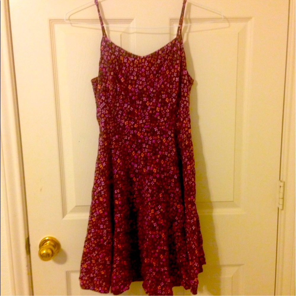 Old Navy Plum Fit And Flare Smocked Dress 2X